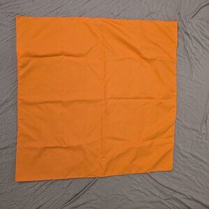 vintage 60s glentex hair neck scarf retro orange made in Japan 20.5" square